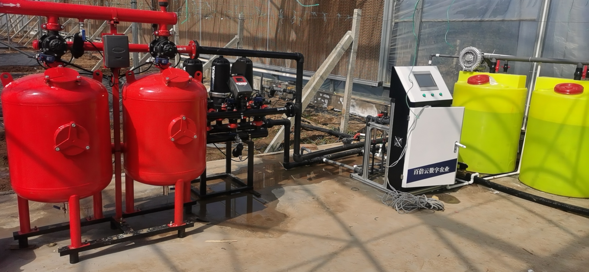 山东临沂市郯城农业园区水肥一体化系统项目